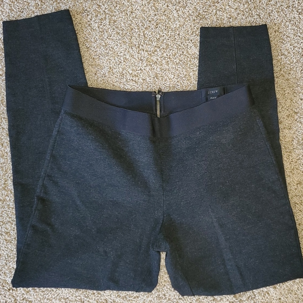 J. Crew Dark Charcoal Cropped Ankle Pants